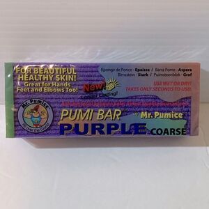 Mr. Pumice Purple Pumi bar - extra coarse - new in package